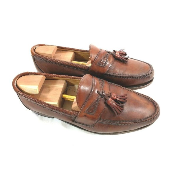  Allen Edmonds Brown Woven Tassel  Loafer 10.5 D main image 12